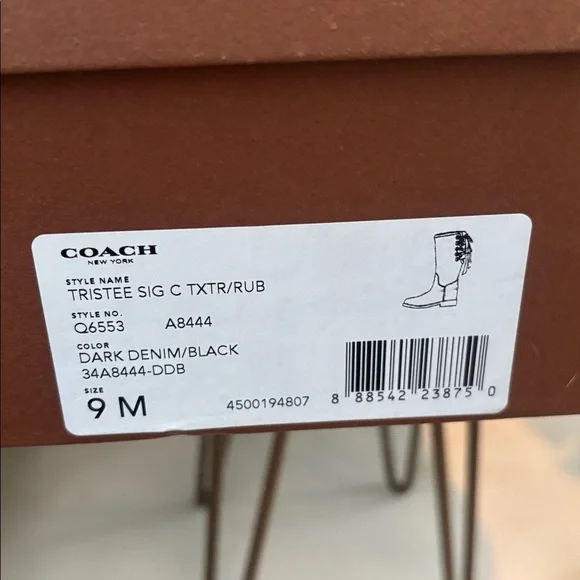 COACH Rain Boots Excellent condition - Picture 7 of 7